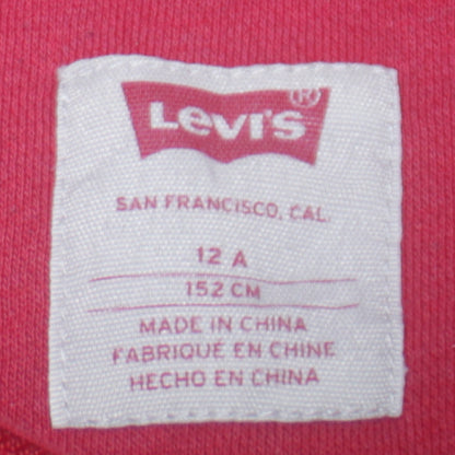 Boys UK Size 12 Years Levi's Red Full Zip Hoodie