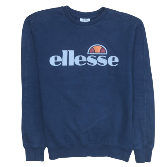 Womens UK Size 8 ellesse Blue Pullover Sweatshirt