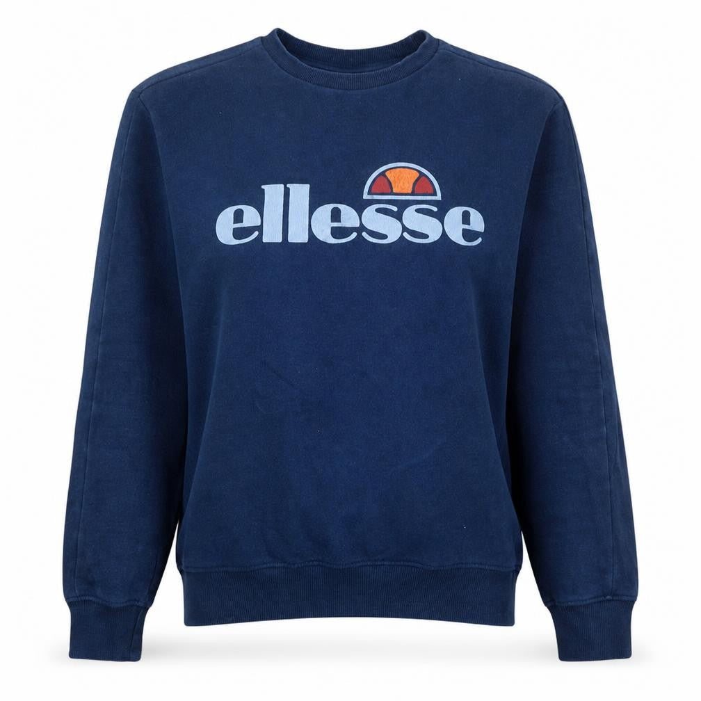 Womens UK Size 8 ellesse Blue Pullover Sweatshirt