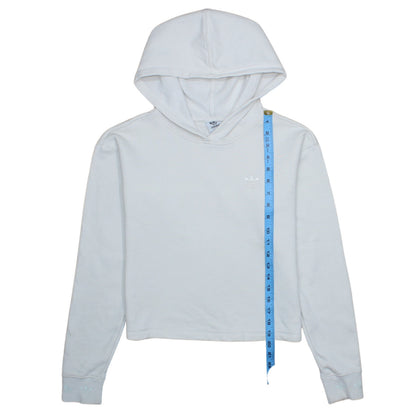 Womens UK Size XS adidas White Pullover Hoodie