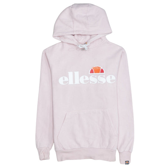 Womens UK Size 6 ellesse Pink Pullover Hoodie