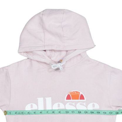 Womens UK Size 6 ellesse Pink Pullover Hoodie