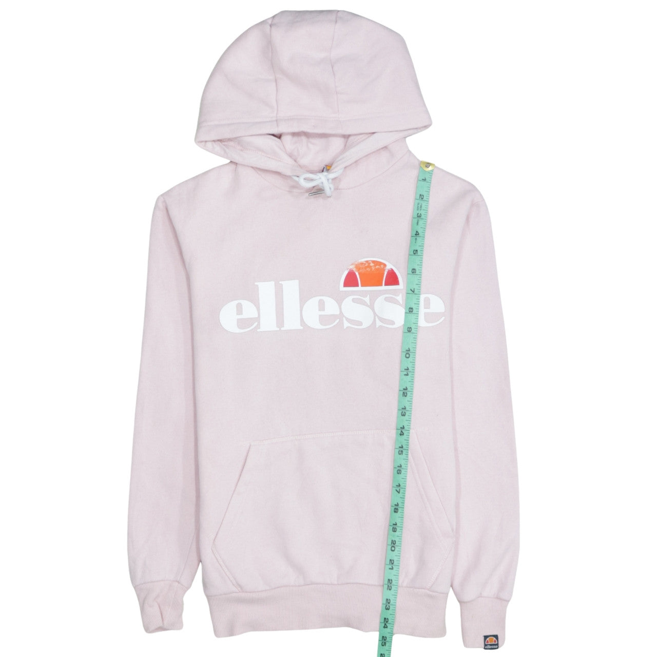 Womens UK Size 6 ellesse Pink Pullover Hoodie
