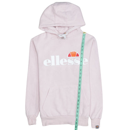 Womens UK Size 6 ellesse Pink Pullover Hoodie