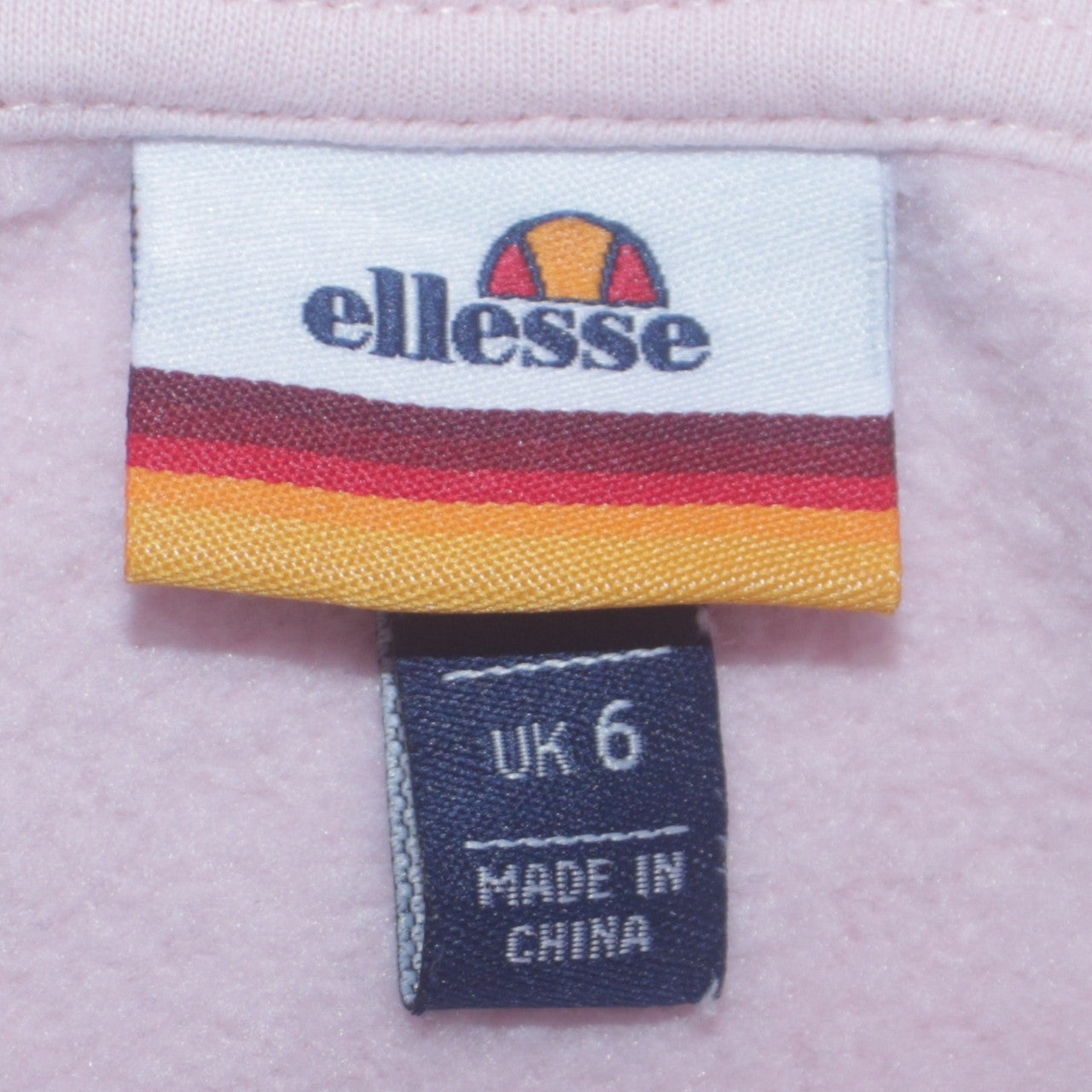 Womens UK Size 6 ellesse Pink Pullover Hoodie