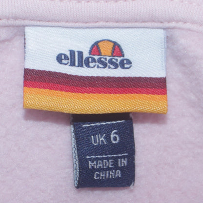 Womens UK Size 6 ellesse Pink Pullover Hoodie