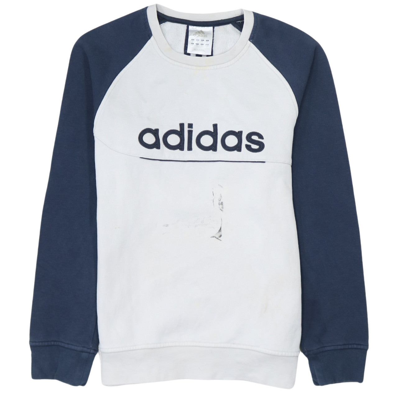 Mens UK Size XL adidas White Pullover Sweatshirt