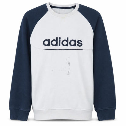 Mens UK Size XL adidas White Pullover Sweatshirt