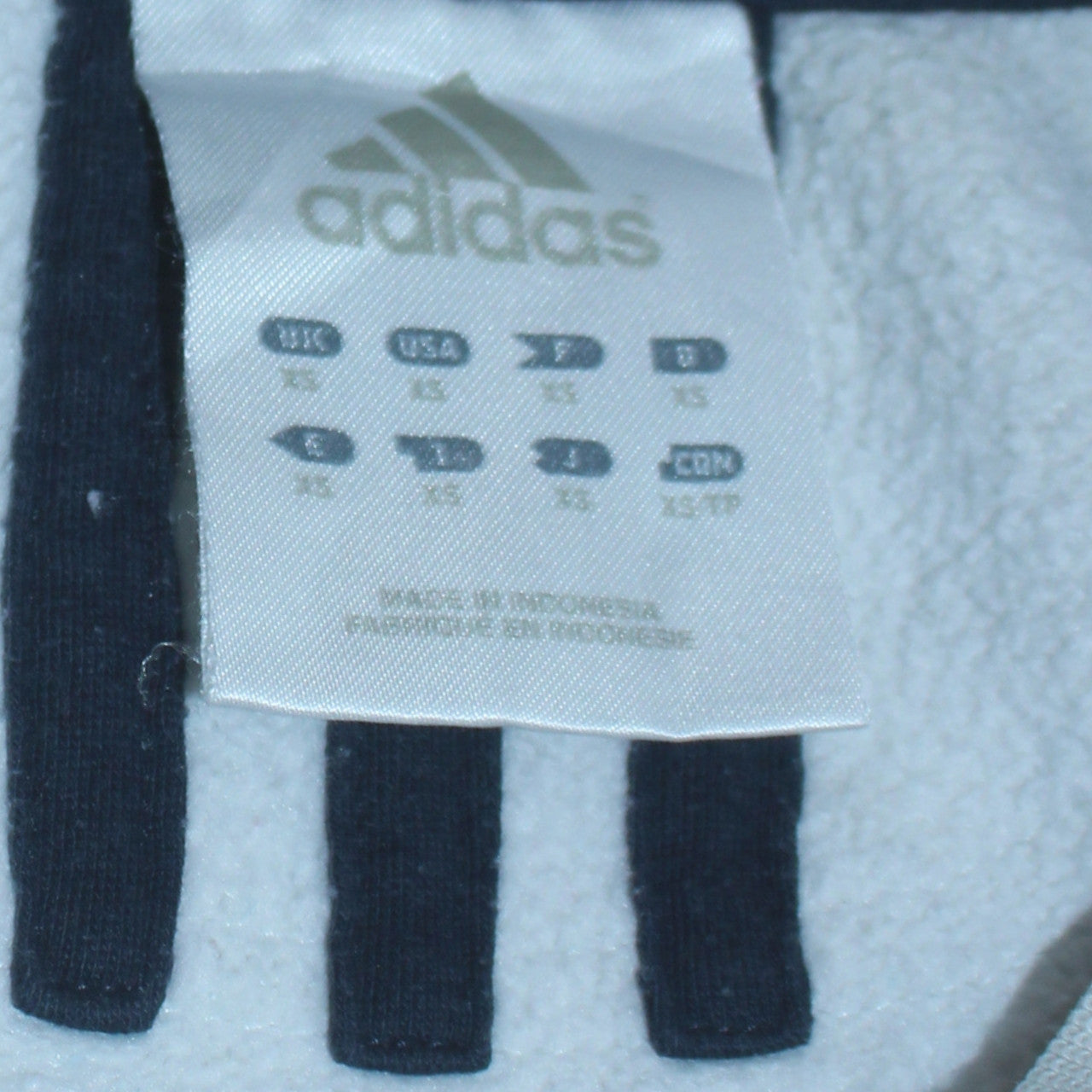 Mens UK Size XL adidas White Pullover Sweatshirt