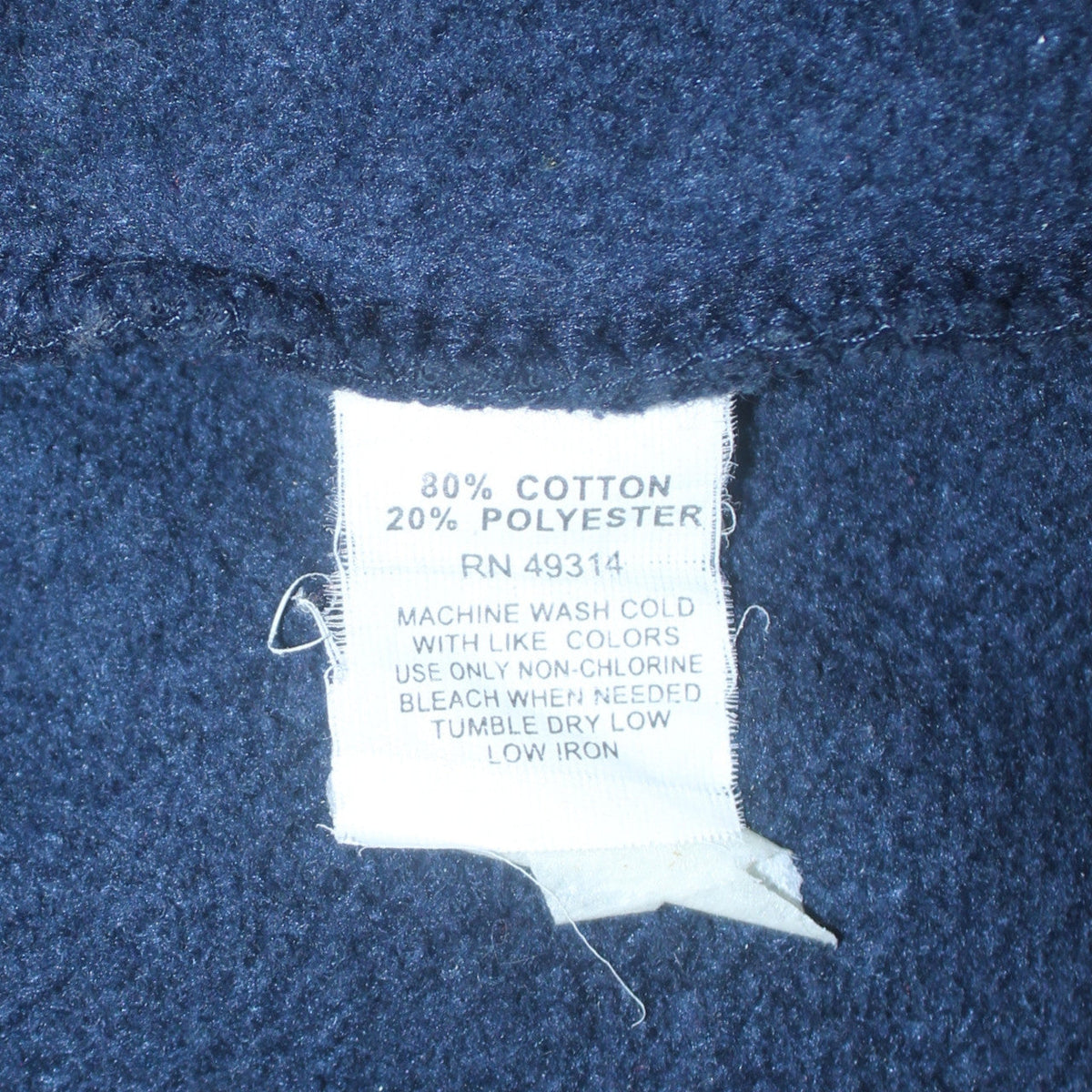 Mens UK Size M Champion Blue Full Zip Sweatshirt