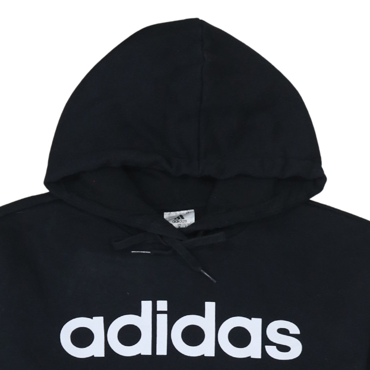 Womens UK Size 12-14 adidas Black Pullover Hoodie