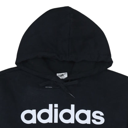 Womens UK Size 12-14 adidas Black Pullover Hoodie