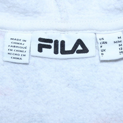 Womens UK Size 12 FILA Beige Full Zip Hoodie