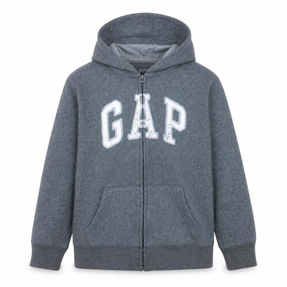Gap Kids Boys Grey Full Zip Hoodie XXL 13-14 Years Cotton Blend