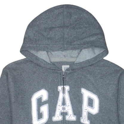 GAP Kids Boys Grey Full Zip Hoodie XXL 13-14 Years Cotton Blend