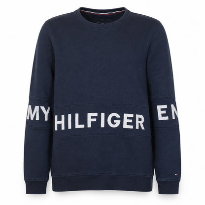 Mens UK Size XL Tommy Hilfiger Blue Pullover Sweatshirt