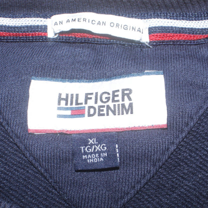 Mens UK Size XL Tommy Hilfiger Blue Pullover Sweatshirt