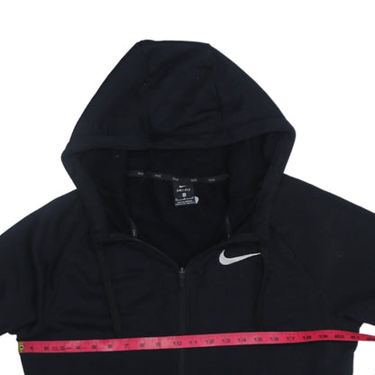 Mens UK Size M Nike Black Full Zip Hoodie