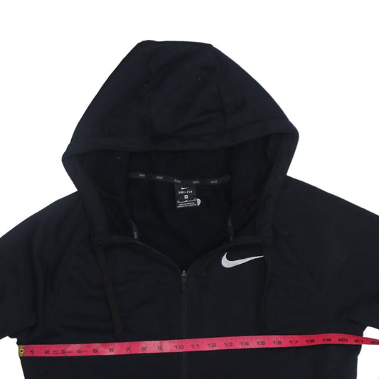 Mens UK Size M Nike Black Full Zip Hoodie