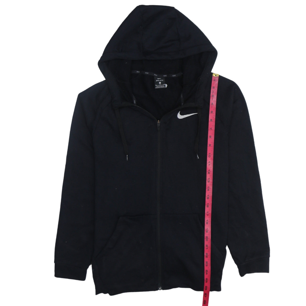 Mens UK Size M Nike Black Full Zip Hoodie