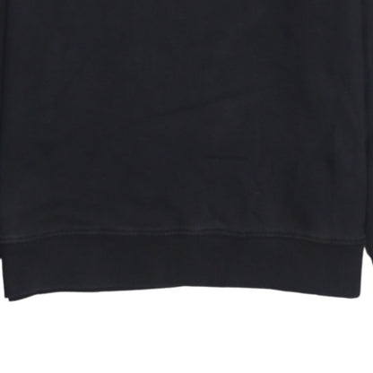 Tommy Hilfiger Boys Black Logo Crew Neck Sweatshirt Size 16 Years
