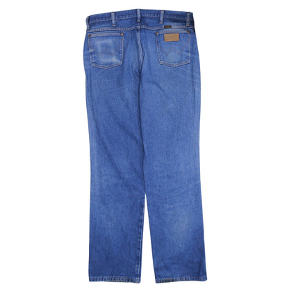 Mens UK Size 38 x 34 Wrangler Regular Fit Straight Jeans