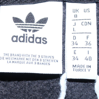 Womens UK Size 8 adidas Black Pullover Hoodie