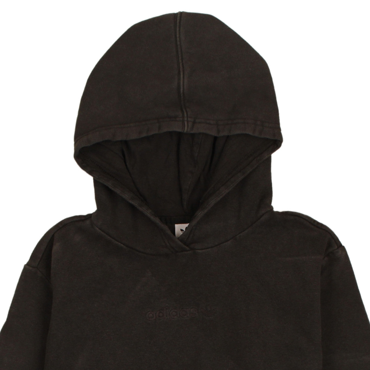 Womens UK Size 8 adidas Black Pullover Hoodie