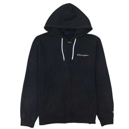 Mens UK Size L Champion Black Full Zip Hoodie
