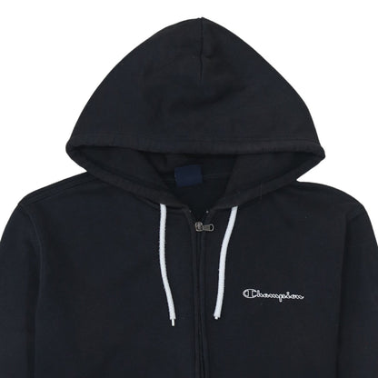 Mens UK Size L Champion Black Full Zip Hoodie