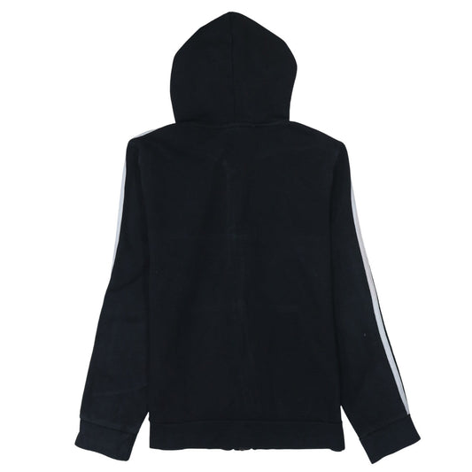 Womens UK Size L adidas Black Full Zip Hoodie