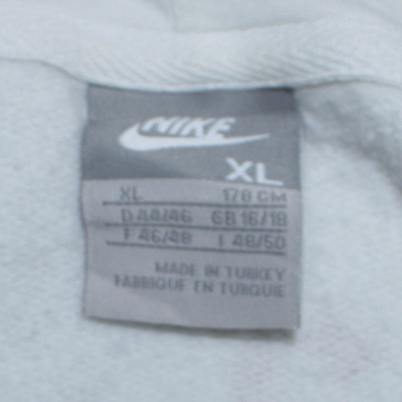 Womens UK Size XL Nike White Pullover Hoodie