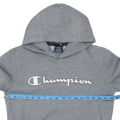 Womens UK Size XS Champion Grey Pullover Hoodie