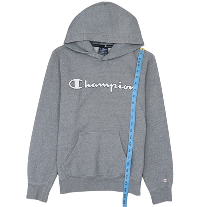 Womens UK Size XS Champion Grey Pullover Hoodie