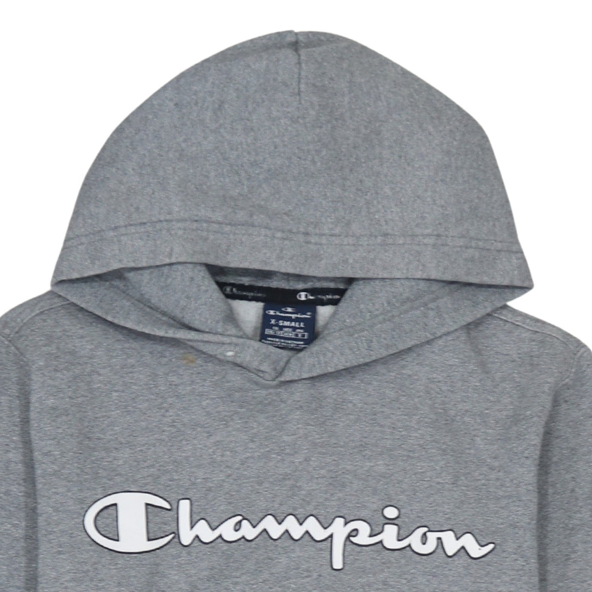 Womens UK Size XS Champion Grey Pullover Hoodie
