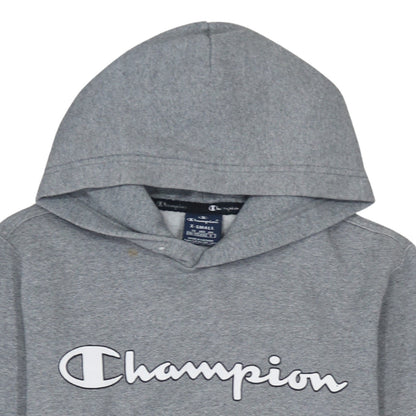 Womens UK Size XS Champion Grey Pullover Hoodie