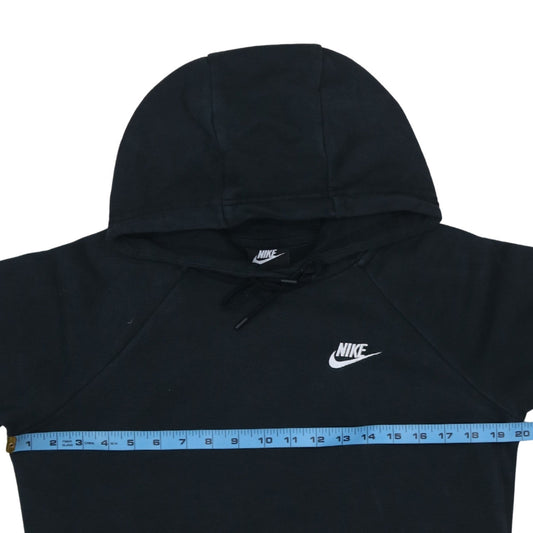 Womens UK Size XS Nike Black Pullover Hoodie