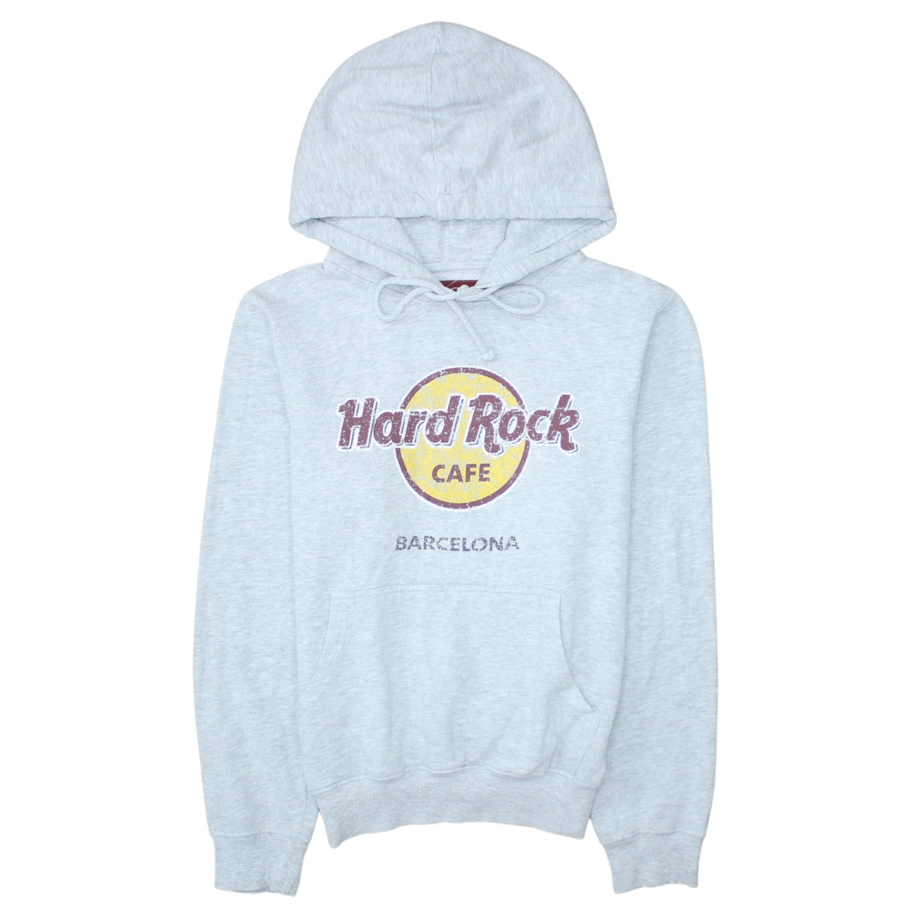Womens UK Size S Hard Rock Cafe Grey Pullover Hoodie