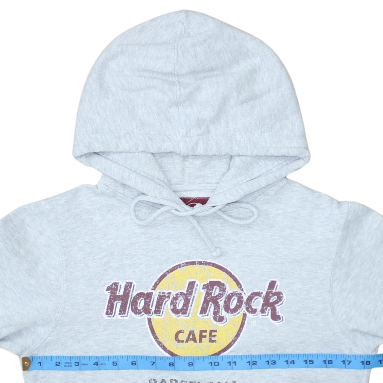 Womens UK Size S Hard Rock Cafe Grey Pullover Hoodie