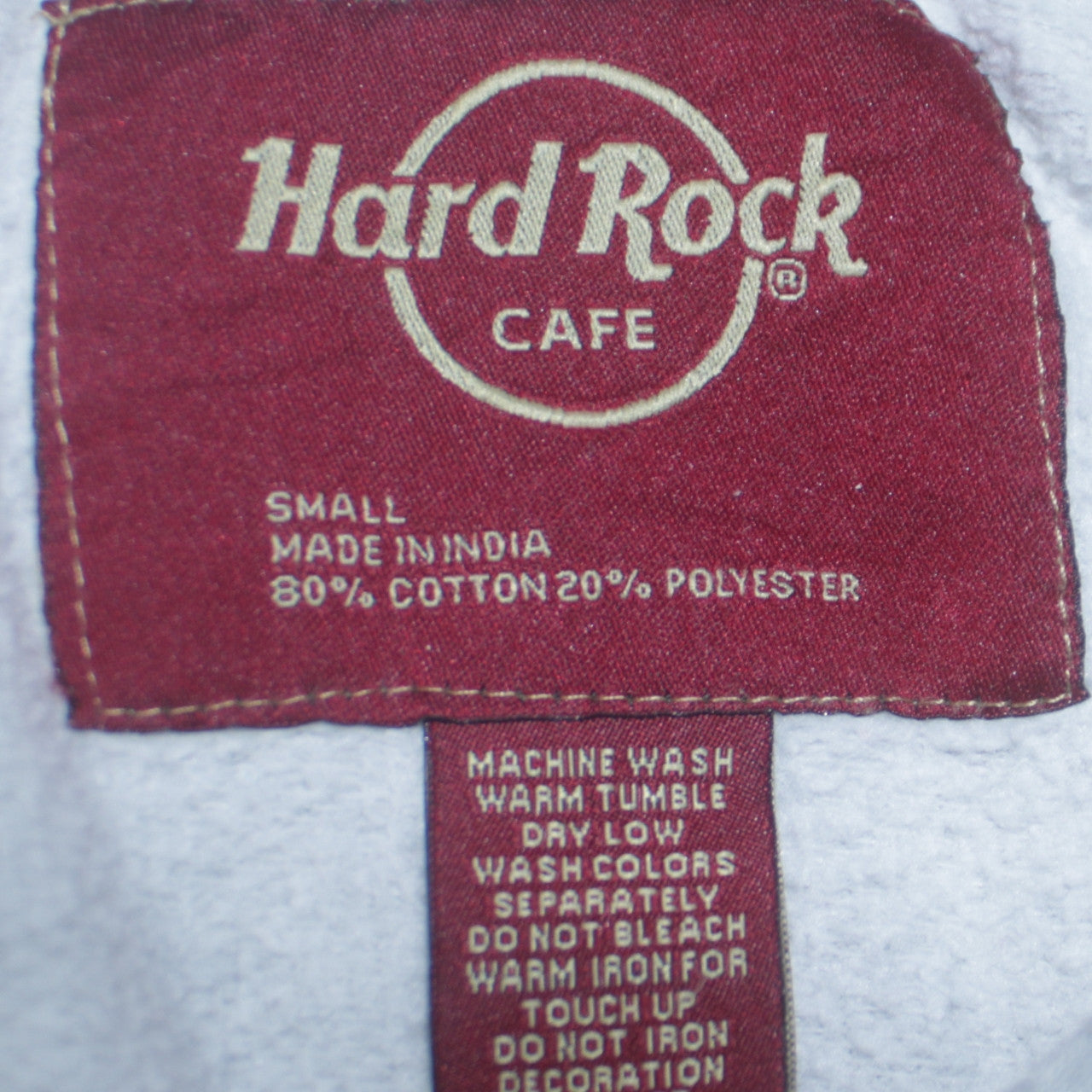 Womens UK Size S Hard Rock Cafe Grey Pullover Hoodie