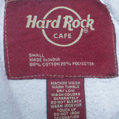 Womens UK Size S Hard Rock Cafe Grey Pullover Hoodie