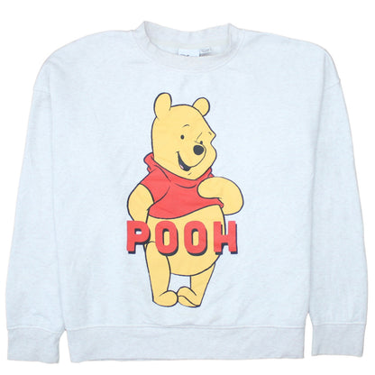 Womens UK Size 10/12 Disney Grey Pullover Sweatshirt