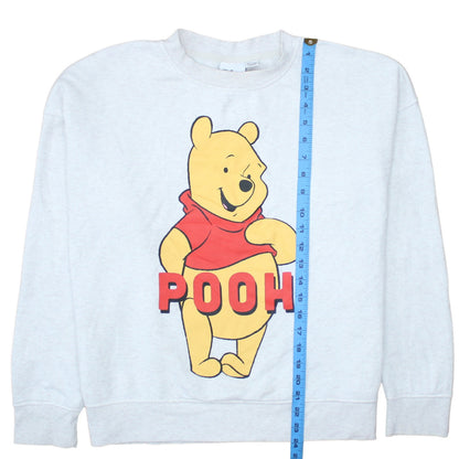 Womens UK Size 10/12 Disney Grey Pullover Sweatshirt