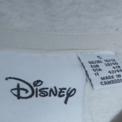 Womens UK Size 10/12 Disney Grey Pullover Sweatshirt