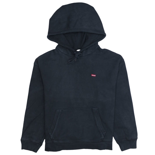 Mens UK Size M Levi's Black Pullover Hoodie