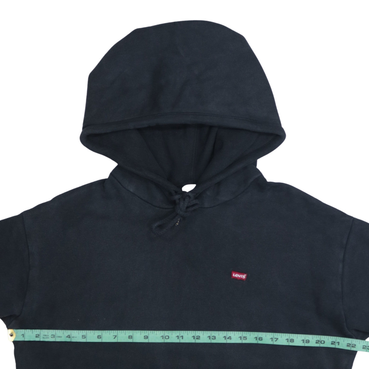 Mens UK Size M Levi's Black Pullover Hoodie
