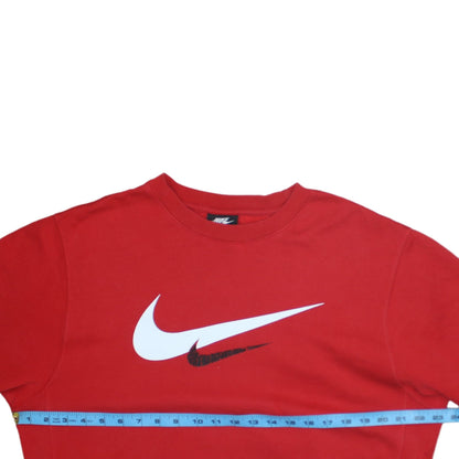 Mens UK Size S Nike Red Pullover Sweatshirt