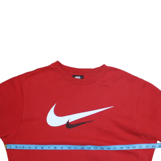 Mens UK Size S Nike Red Pullover Sweatshirt