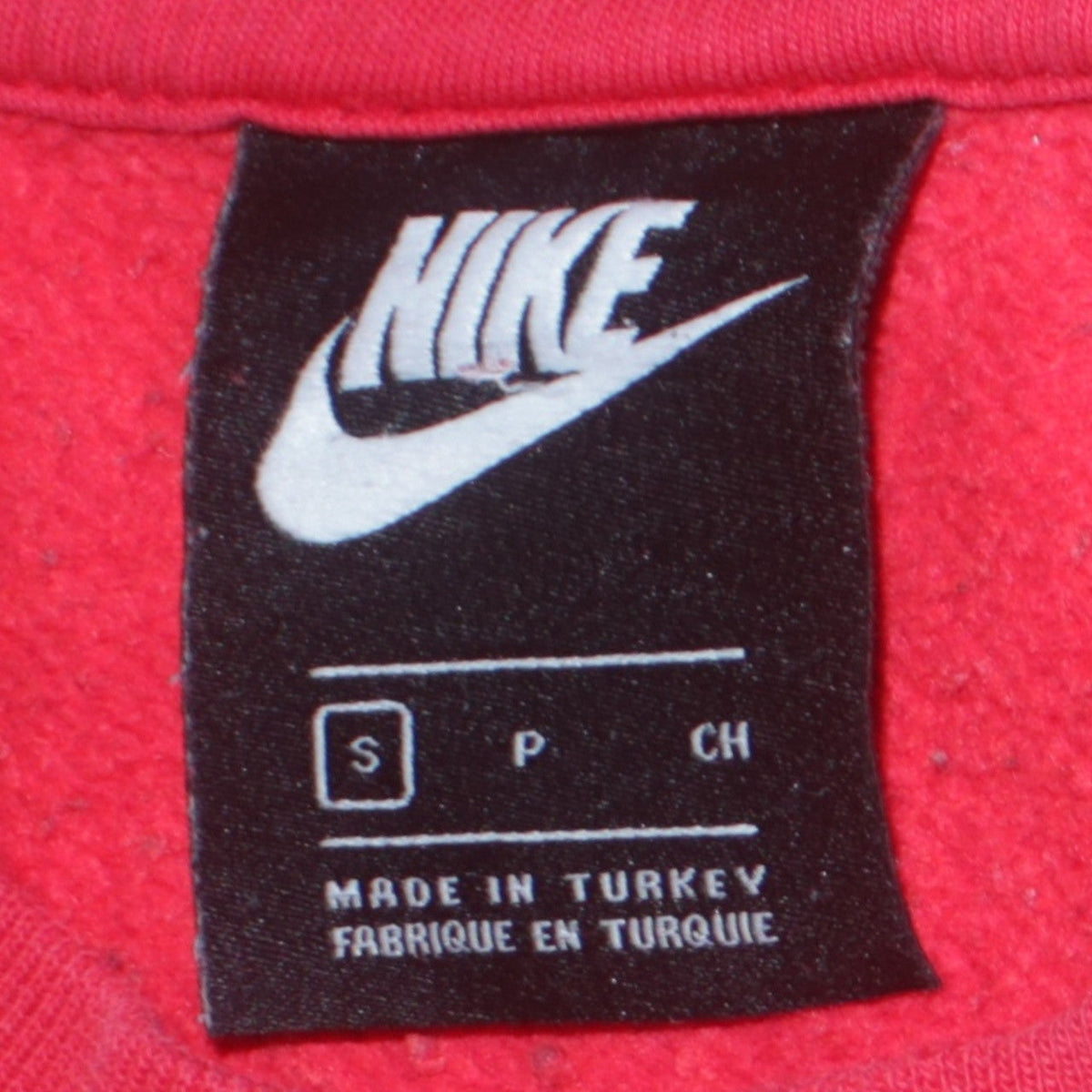Mens UK Size S Nike Red Pullover Sweatshirt