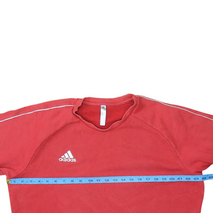 Mens UK Size XL adidas Red Pullover Sweatshirt